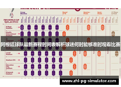 阿根廷球队最新赛程时间表解析球迷何时能够准时观看比赛
